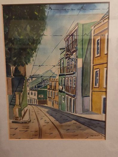 Casimiro Motta signed Watercolour