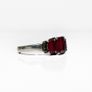Silver Ruby Ring Image 3