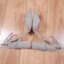 Raid Grey Pointed Toe Ankle Strap Block Heel Court Shoes 7UK/40EU Image 6