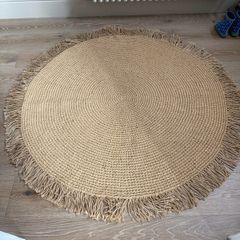 Round Jute Rug 120cm