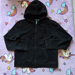 Large, Vintage and Discontinued Womans Black Ralph Lauren Hoodie (Lauren Jean's Company)