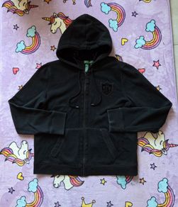 Large, Vintage and Discontinued Womans Black Ralph Lauren Hoodie (Lauren Jean's Company)