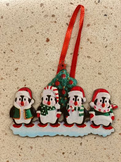 Christmas tree decorations / 4 styles / can be personalised