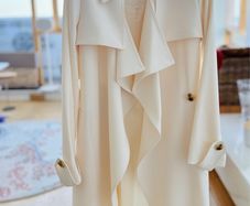 Reiss ivory white coat