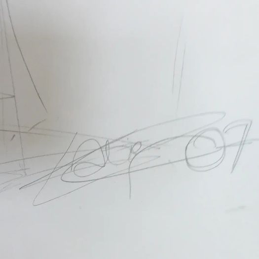 Large Original Nude Pencil Scetch