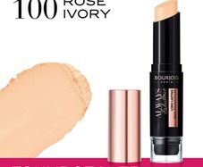 Bourjois Foundation & Concealer Stick 2 in 1 with Blender in shade Rose Ivory - New / Sealed
