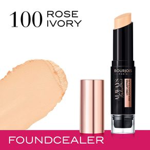Bourjois Foundation & Concealer Stick 2 in 1 with Blender in shade Rose Ivory - New / Sealed
