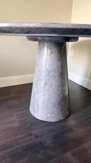 Round Solid Marble Dining Table - 140cm