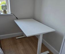 Ikea big desk that can be made sit-stand with some work