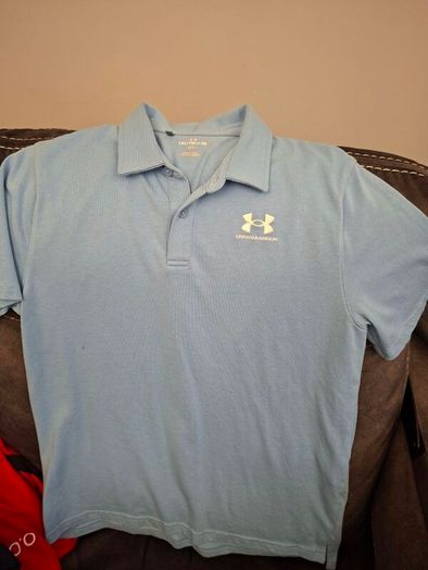 golf underarmour tshirt & shorts