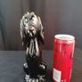 Black Ceramic Cat Vase and Dog Image 9