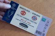 Manchester Utd v Bayern Munich Souvenir Ticket Champions League Final 1999