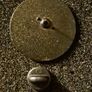 Protected by witchcraft, Pin back badge. Image 2
