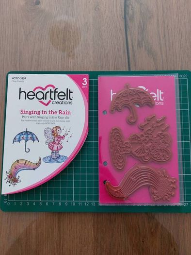 Heartfelt stamps- singing in the rain