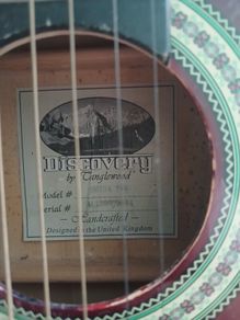 Tanglewood 3/4 guitar
