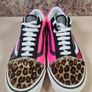 mens VANS ENGLISH INVASION SEX PISTOLS trainers runners shoes tartan pink leopard Size UK 8.5 EU 42.5 RARE Image 4