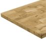 Table Top Solid Oak Wood Rectangular 44 mm 100X60 cm Image 5