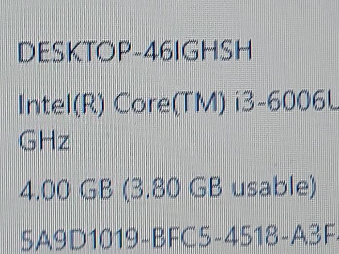 Lenovo  V110-15ISK, Model 80TL, 15.6 inch Laptop, Intel Core i3-6006U CPU, 2.00GHz, windows 10, 4GB Ram, 675GB HDD, Microsoft Edge, Chrome