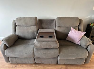3 seater & 2 seater reclining sofa suite