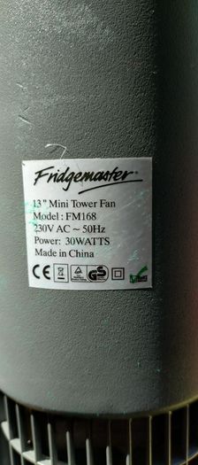 13" Mini Tower Fan
