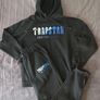 Trapstar Decoded Chenille Hooded Tracksuit Black/Blue/Grey Image 3