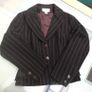 Vintage John Rocha Couture Designer Skirt Suit Dark Brown Size 10 Image 10