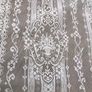 vintage ivory lace curtain panel Image 3