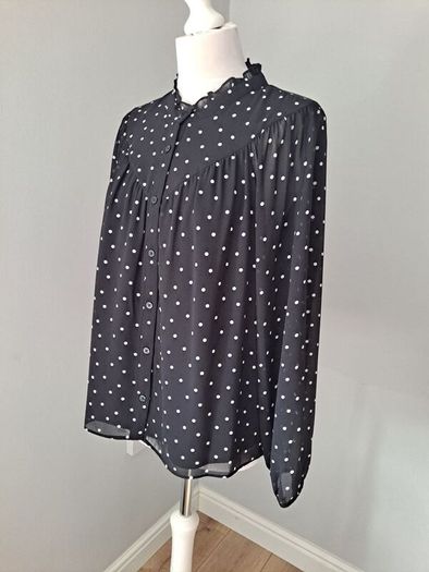 Marks & Spencer polka dot blouse size UK 16