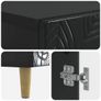Bathroom Storage Cainet DELFT Black 59.5 x 31 x 80 cm Image 4