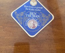 Ben Truman beer coaster