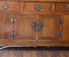 Antique Carved Hardwood Chinese Altar Console Table Sideboard Buffet Credenza