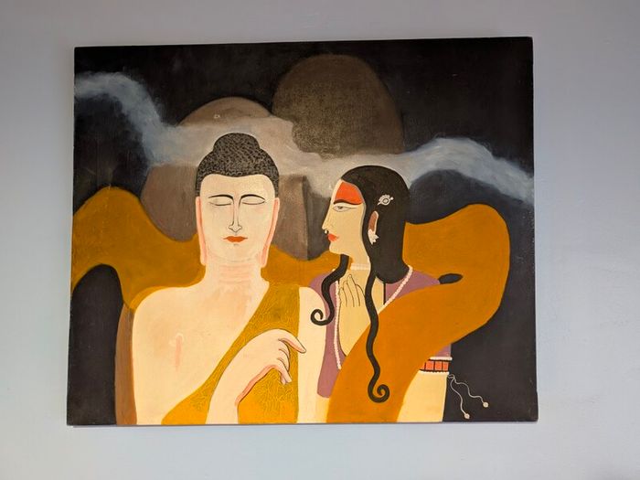 Buddha oil on canvas