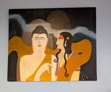 Buddha oil on canvas