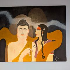 Buddha oil on canvas