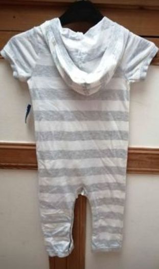 Old navy Jumpsuit grey and cream. New with tags.
