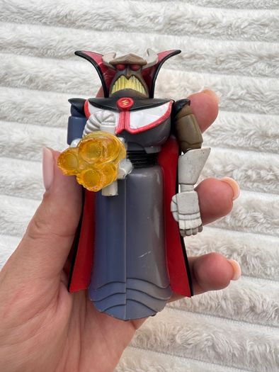 Happy Meal McDonald's 2000 Toy Story Disney Pixar Emperor Zurg DAmaged Weapon Loose hand approx. 11 cm. Used Please see photos
