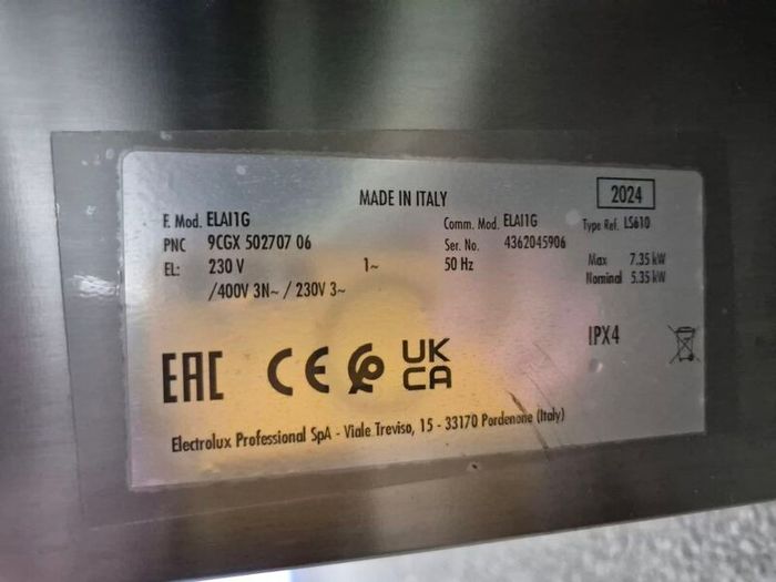 Electrolux Professional Commercial Glasswasher 2 years old