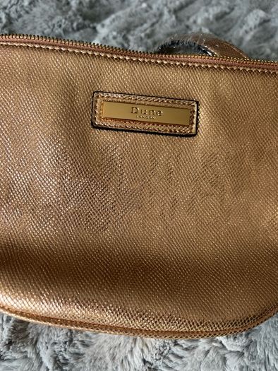 Dune Gold Snake Skin Waist Belt Bag New