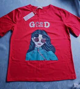 Ladies 'Good Luck' Graphic T-Shirt