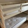 Elliot White Bunk beds with Castlebeds mattresses Image 2