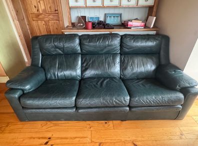 3 + 2 seater leather sofa set for sale