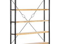 main image for ad 5-Tier Bookcase 140x30x180 cm Solid Mango Wood