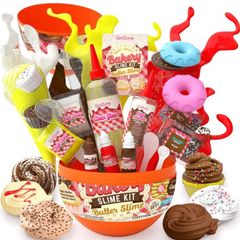 GirlZone Sweet Treats Butter Slime Bakery Kit, Everything in One Egg to Make Fluffy Slime, Butter Slime, and Slime for Girls in One Girls Slime Making Kit for Girls Age 10 (FREE POSTAGE)