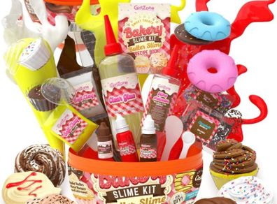 GirlZone Sweet Treats Butter Slime Bakery Kit, Everything in One Egg to Make Fluffy Slime, Butter Slime, and Slime for Girls in One Girls Slime Making Kit for Girls Age 10 (FREE POSTAGE)