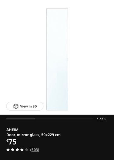 IKEA mirror Wardrobe Door
