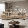 Beige corner Sofa or 3+2 seater Image 3