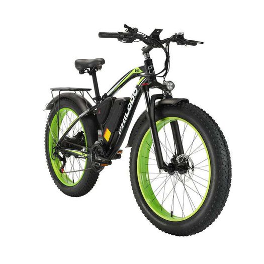 PHILODO H7 Pro All-Terrain Electric Fat Bike 26 Inch - Green