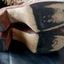 Suede Chocolate brown platform boots Eur39 UK6 Image 5