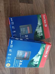SanDisk SD Card x2