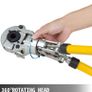 Pipe Crimping Pliers Hand Pressing Kit with 6 Pieces Tool PEX Presser 16 - 32 mm for Composite Pipe Pex-Al-Pex Aluminum Composite Pipes Image 3